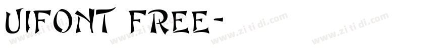 UIFONT Free字体转换